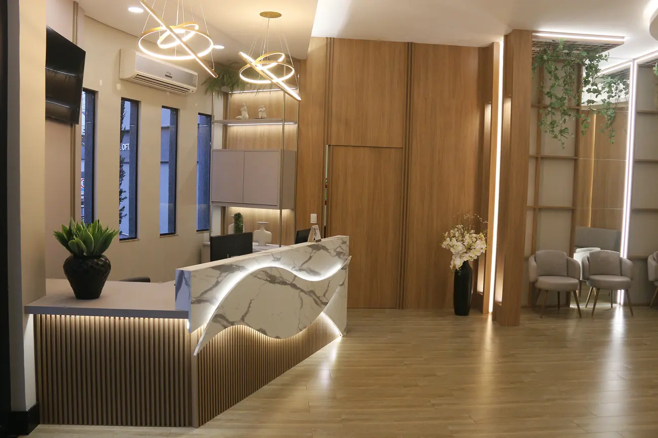 Recepção do Hospital Oftalcam